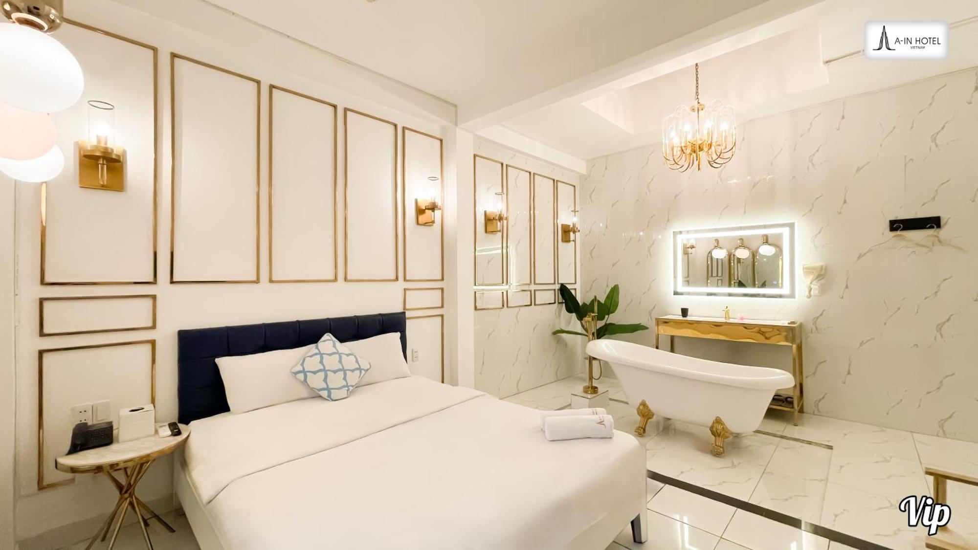 A In Hotel Glamour Ho Chi Minh City Bagian luar foto