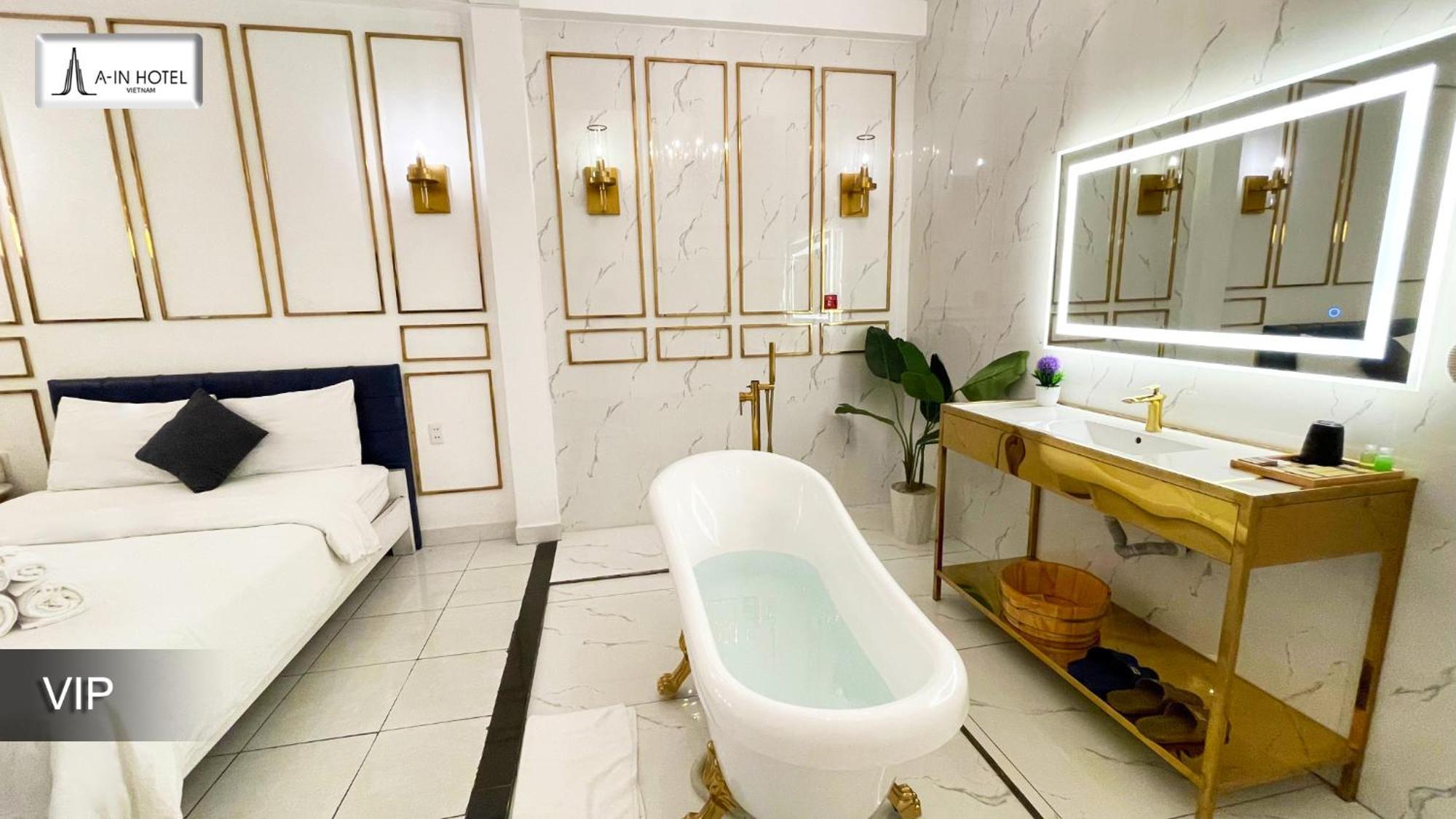 A In Hotel Glamour Ho Chi Minh City Bagian luar foto